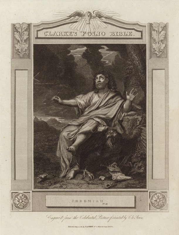 Jeremiah alkotó: Charles Le Brun