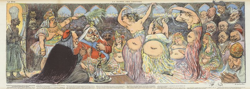 Hastáncosok. Illusztráció Le Rire alkotó: Charles Leandre