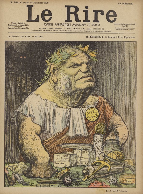 Berenger, Le Rire illusztrációja alkotó: Charles Leandre