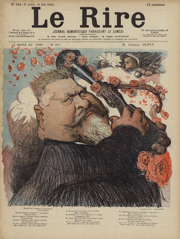 Charles Dupuy, a Le Rire illusztrációja alkotó: Charles Leandre