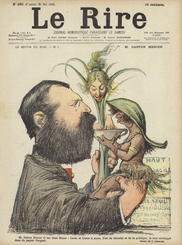 Gaston Menier, Le Rire illusztrációja alkotó: Charles Leandre