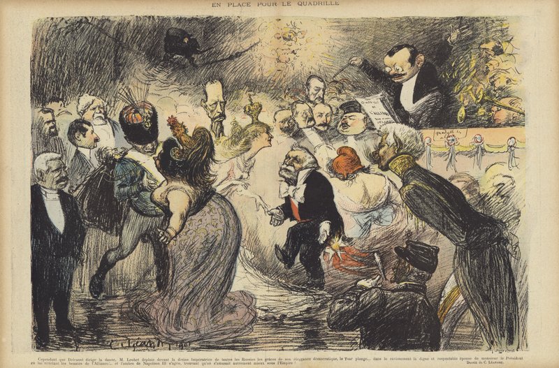 Illusztráció Le Rire alkotó: Charles Leandre