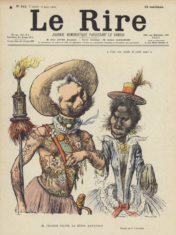 Illusztráció Le Rire alkotó: Charles Leandre