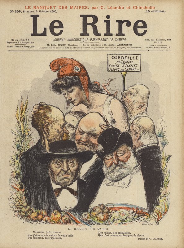 Illusztráció Le Rire alkotó: Charles Leandre