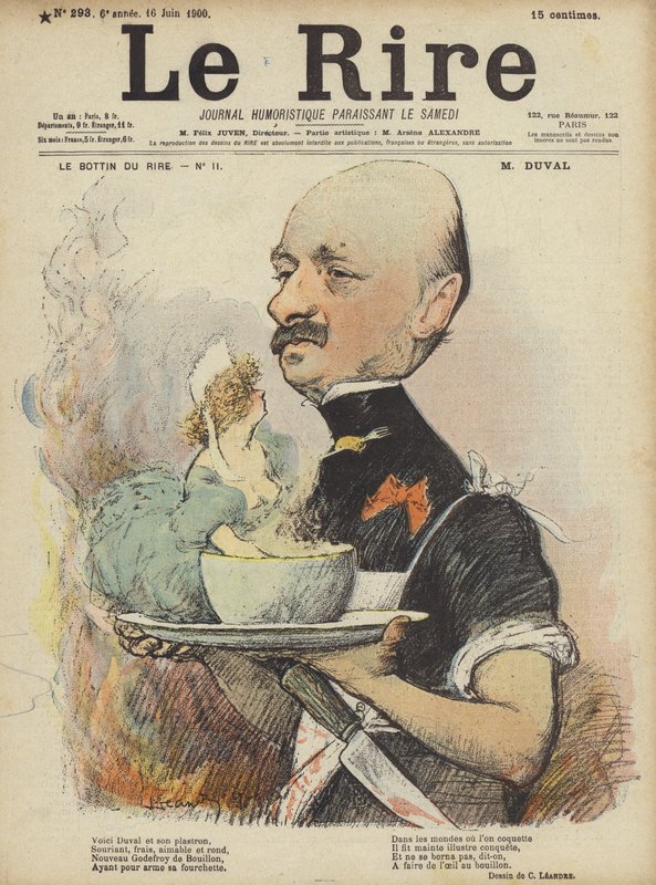Illusztráció Le Rire alkotó: Charles Leandre