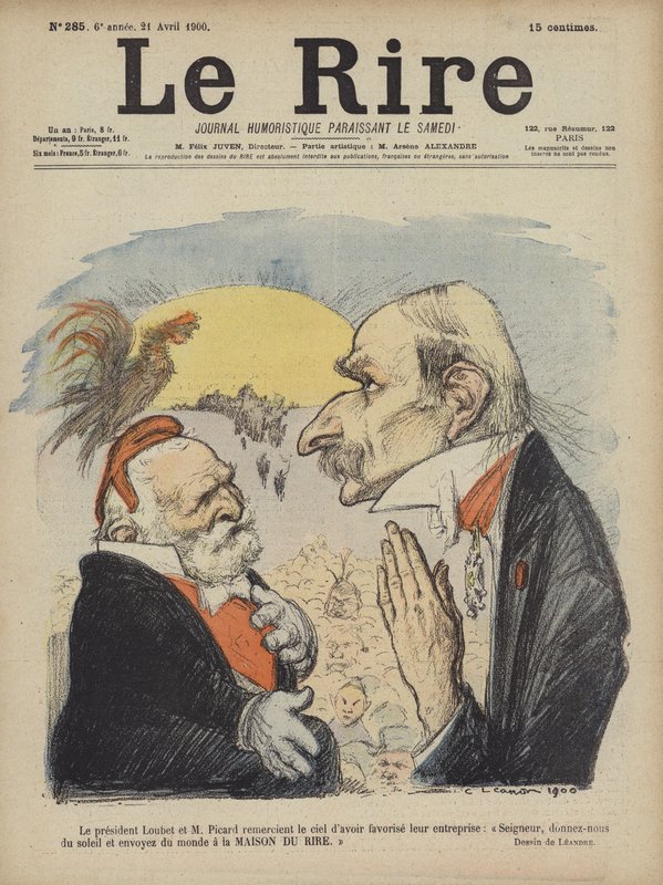 Illusztráció Le Rire alkotó: Charles Leandre