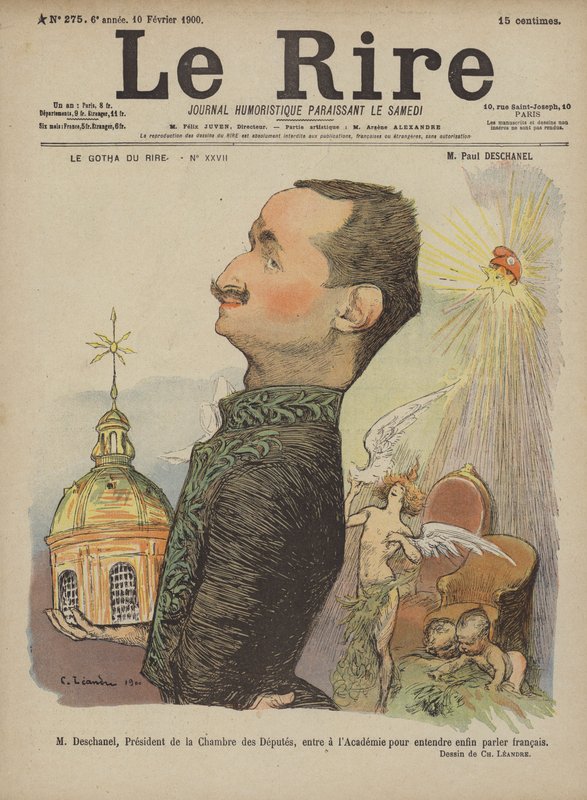 Illusztráció Le Rire alkotó: Charles Leandre