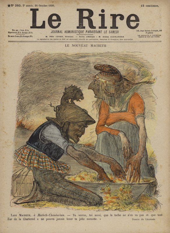 Illusztráció Le Rire alkotó: Charles Leandre