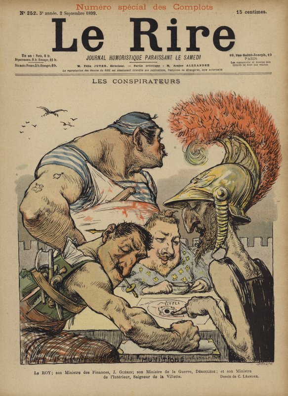 Illusztráció Le Rire alkotó: Charles Leandre