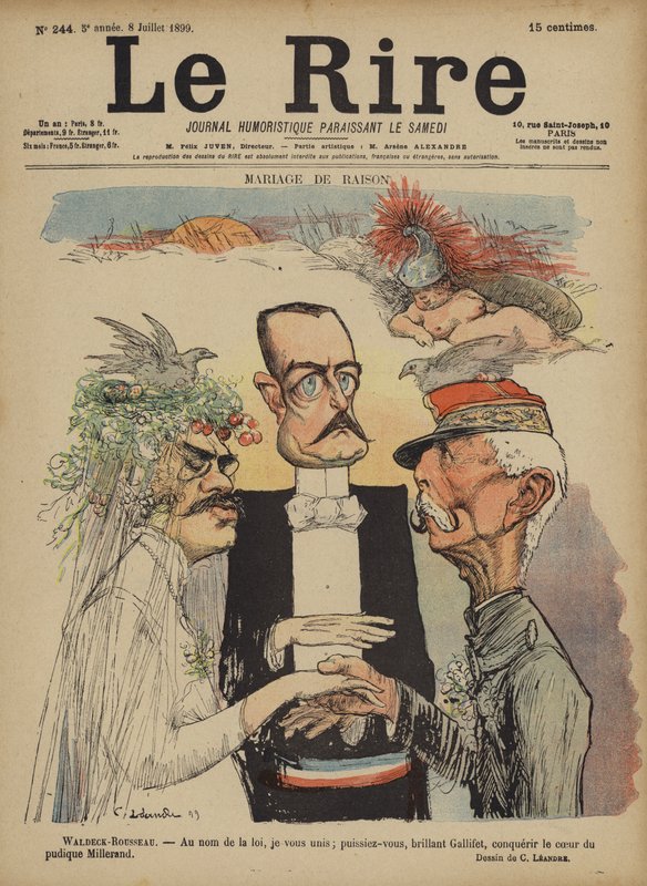 Illusztráció Le Rire alkotó: Charles Leandre