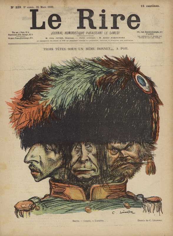 Illusztráció Le Rire alkotó: Charles Leandre