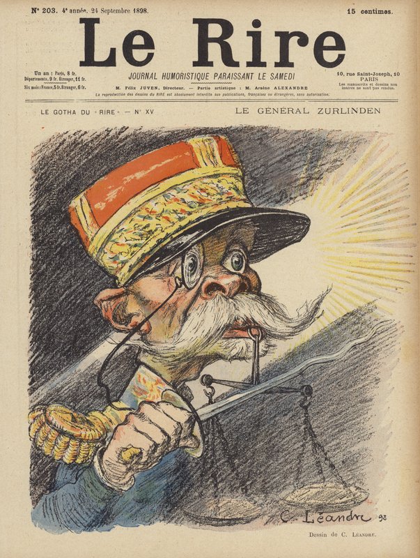 Illusztráció Le Rire alkotó: Charles Leandre