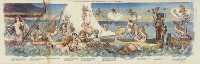 Illusztráció Le Rire alkotó: Charles Leandre