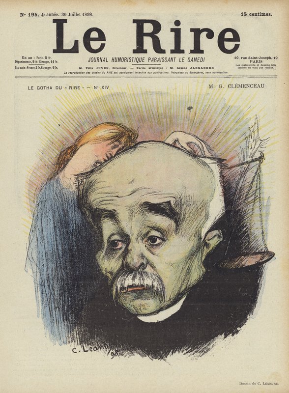 Illusztráció Le Rire alkotó: Charles Leandre