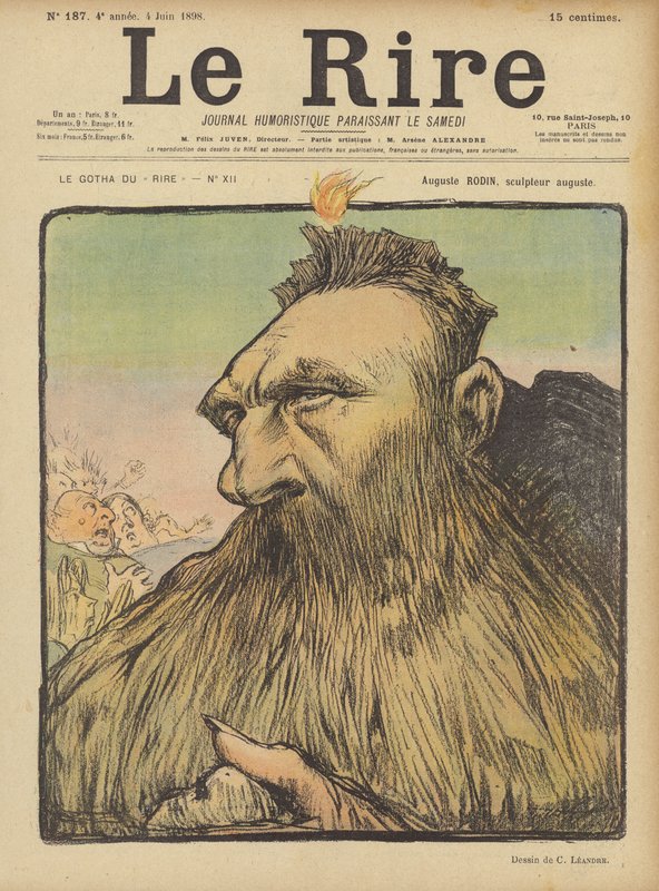 Illusztráció Le Rire alkotó: Charles Leandre