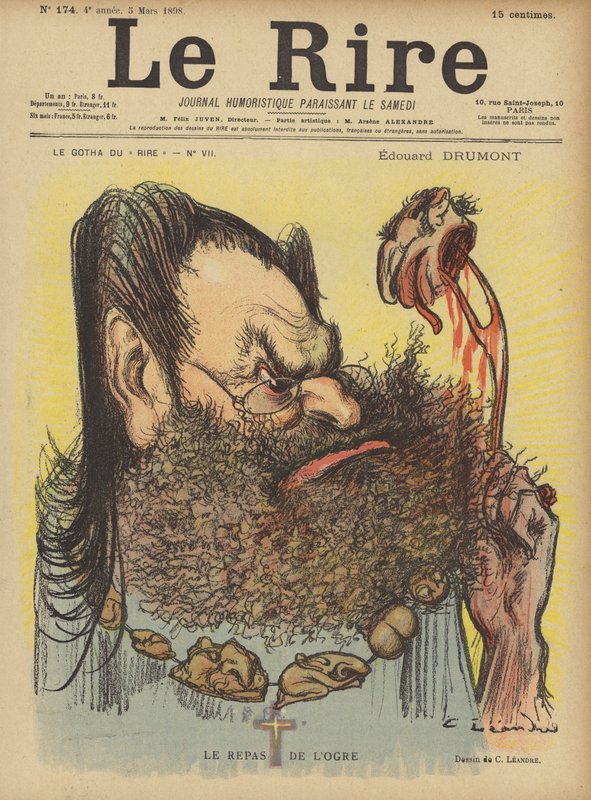 Illusztráció Le Rire alkotó: Charles Leandre