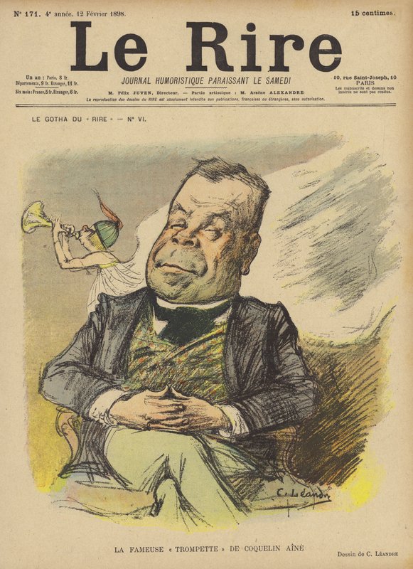 Illusztráció Le Rire alkotó: Charles Leandre