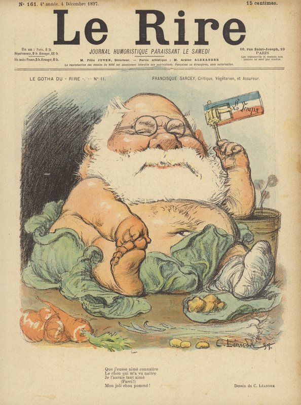 Illusztráció Le Rire alkotó: Charles Leandre