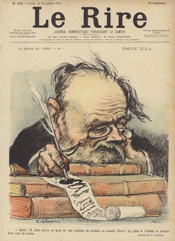 Illusztráció Le Rire alkotó: Charles Leandre
