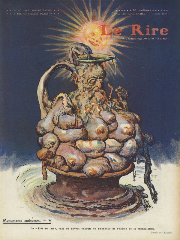 Illusztráció Le Rire alkotó: Charles Leandre
