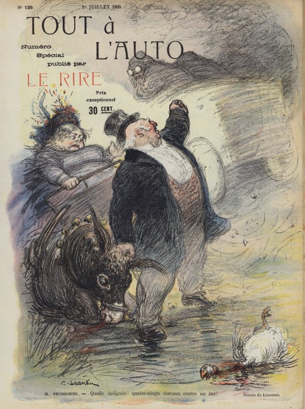 Illusztráció Le Rire alkotó: Charles Leandre