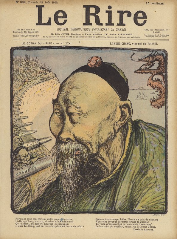 Li Hung Chang, Le Rire illusztrációja alkotó: Charles Leandre