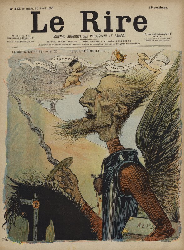 Paul Deroulede, a Le Rire illusztrációja alkotó: Charles Leandre