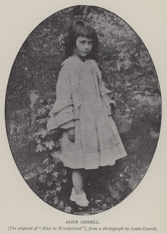Alice Liddell (f/w fotó) alkotó: Charles Lutwidge Dodgson