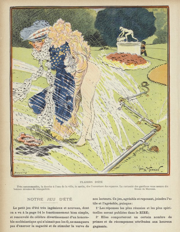 Illusztráció Le Rire alkotó: Charles Meunier