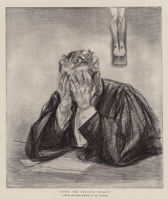 A Dreyfus-ítélet után alkotó: Charles Paul Renouard