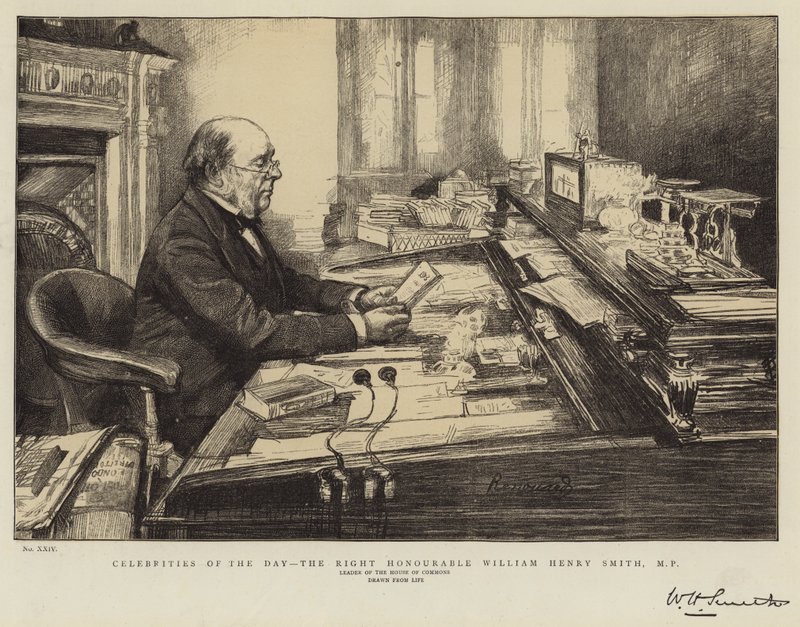 A nap hírességei, a jobboldal, tisztelt William Henry Smith képviselő alkotó: Charles Paul Renouard