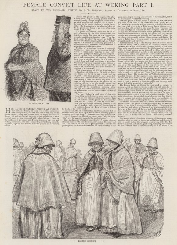 Női elítélt élete Wokingban alkotó: Charles Paul Renouard