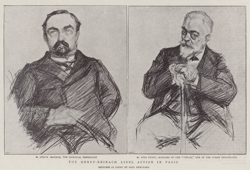 Henry-Reinach rágalmazási akció Párizsban alkotó: Charles Paul Renouard