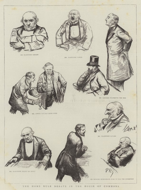 A Home Rule Debate az alsóházban alkotó: Charles Paul Renouard