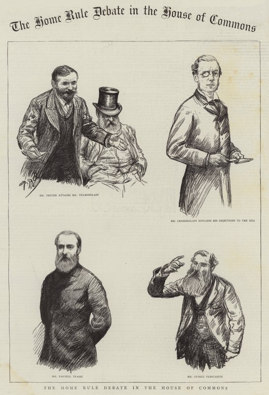 A Home Rule Debate az alsóházban alkotó: Charles Paul Renouard