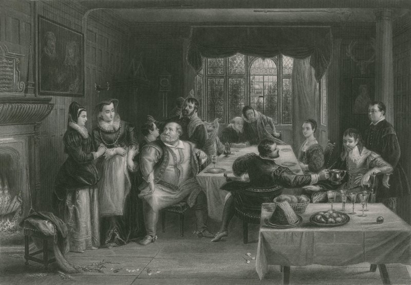 Falstaff és barátai, A windsori víg feleségek alkotó: Charles Robert Leslie