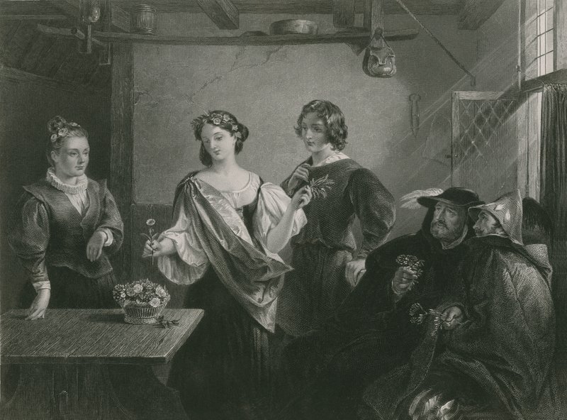 Florizel és Perdita, a téli mese alkotó: Charles Robert Leslie