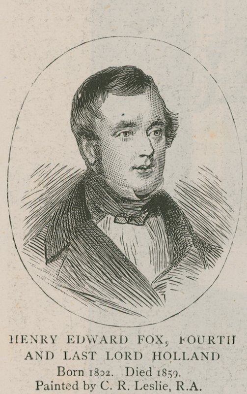 A családi kép - a Holland House könyvtára alkotó: Charles Robert Leslie