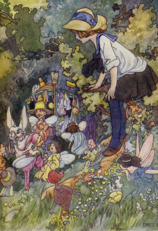 Bepillantás a tündérmesék földjébe (színes litó) alkotó: Charles Robinson