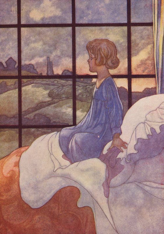 Vörös égbolt reggel (színes litográfia) alkotó: Charles Robinson