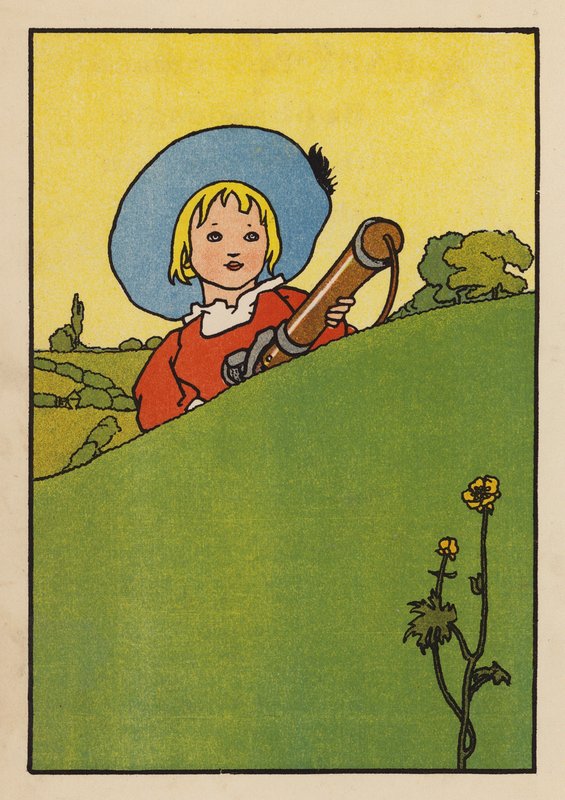 Illusztráció a Babes and Birds (színes litográfia) számára alkotó: Charles Robinson