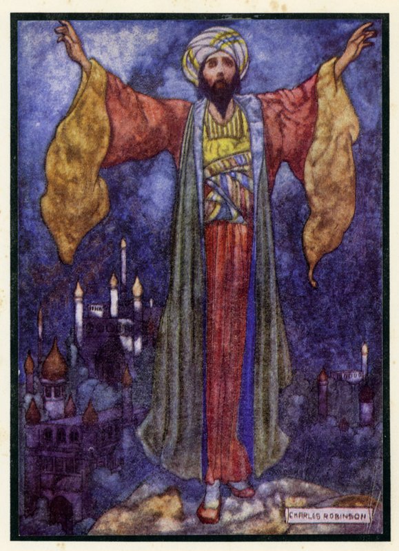 Illusztráció Omar Khayyam rubájához alkotó: Charles Robinson