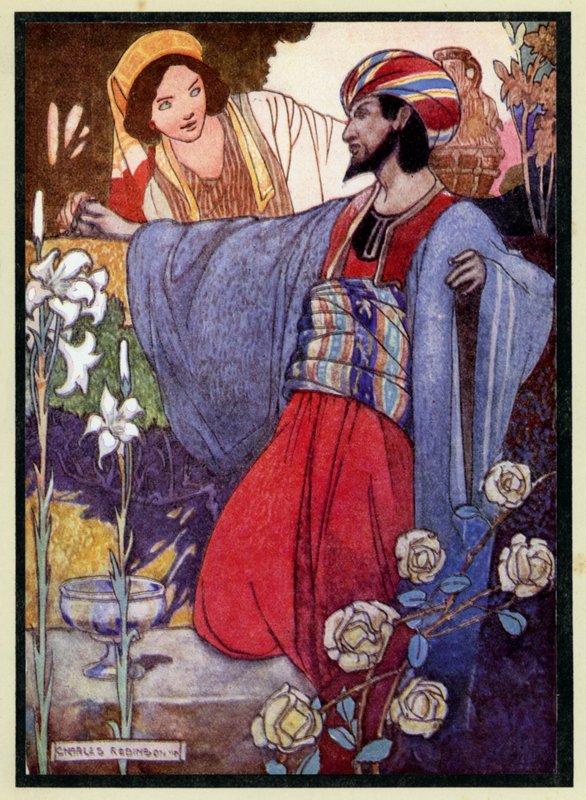 Illusztráció Omar Khayyam rubájához alkotó: Charles Robinson