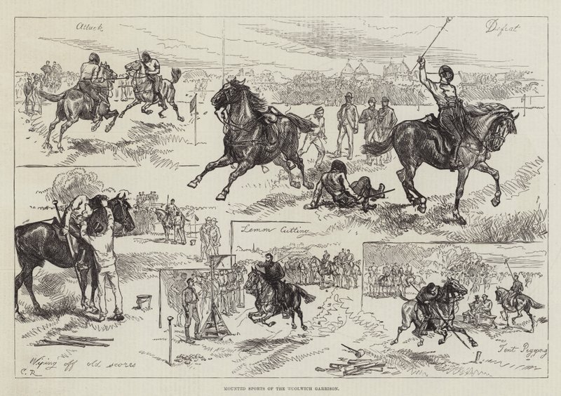 A Woolwich Garrison lovassportjai alkotó: Sir John Charles Robinson