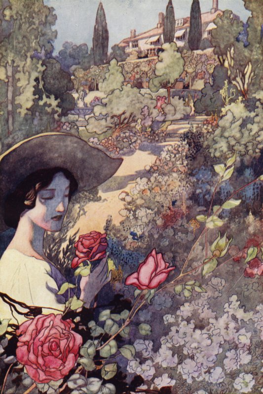 Szentimentális kertünk: nyár (színes litó) alkotó: Charles Robinson