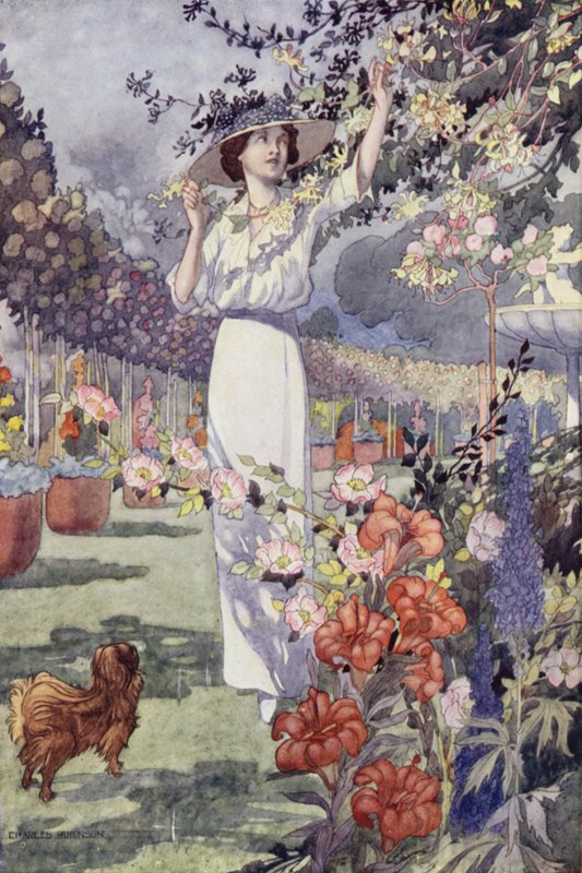 Szentimentális kertünk: Az ülésterem (színes litó) alkotó: Charles Robinson