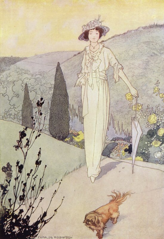 Szentimentális kertünk: A mórok (színes litó) alkotó: Charles Robinson