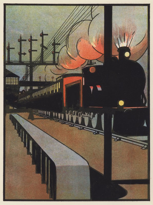 Az éjszakai vonat elhagyja az állomást alkotó: Charles Robinson