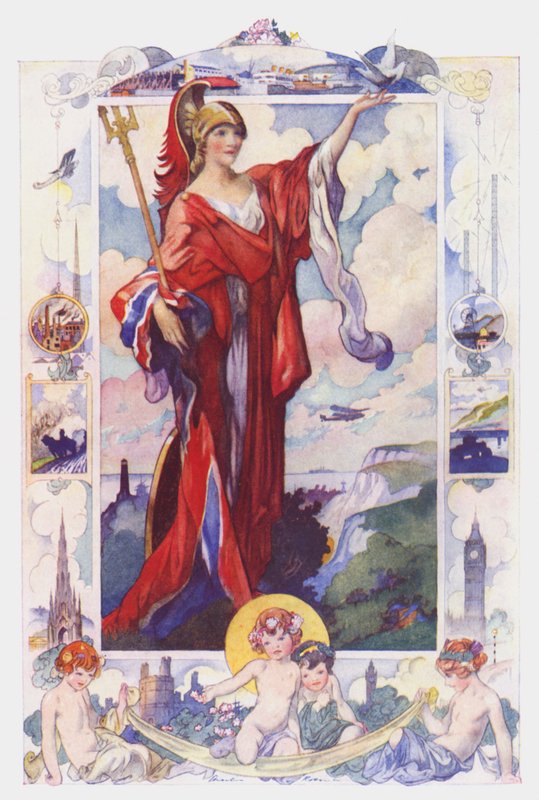 Egyesült Királyság (színes litho) alkotó: Charles Robinson