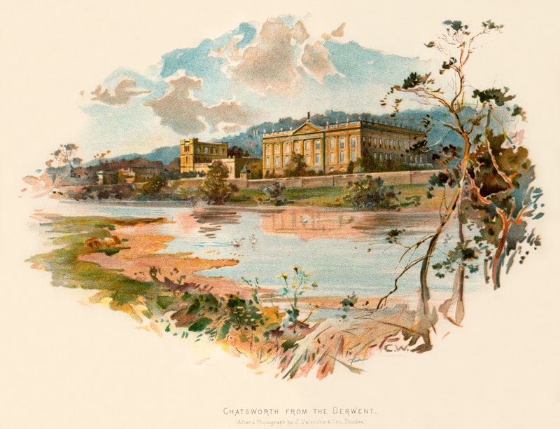 Chatsworth a Derwentből alkotó: Charles Wilkinson